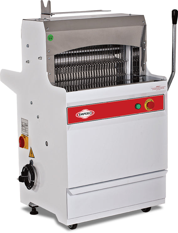 Brotaufschnittmaschine – 16 mm Schnittstärke – 30 Edelstahlklingen – 717×686×1140 mm
