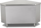 Eck-Serviceeinheit – 0,9 m³ – verstellbare Füße – 1400×790×850 mm