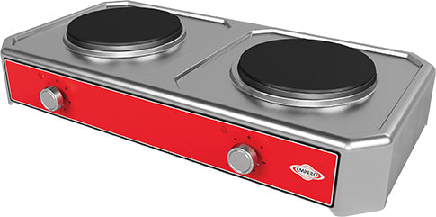 Elektrischer Mini-Kocher – 2 Kochplatten – 4 kW – 790×425×140 mm