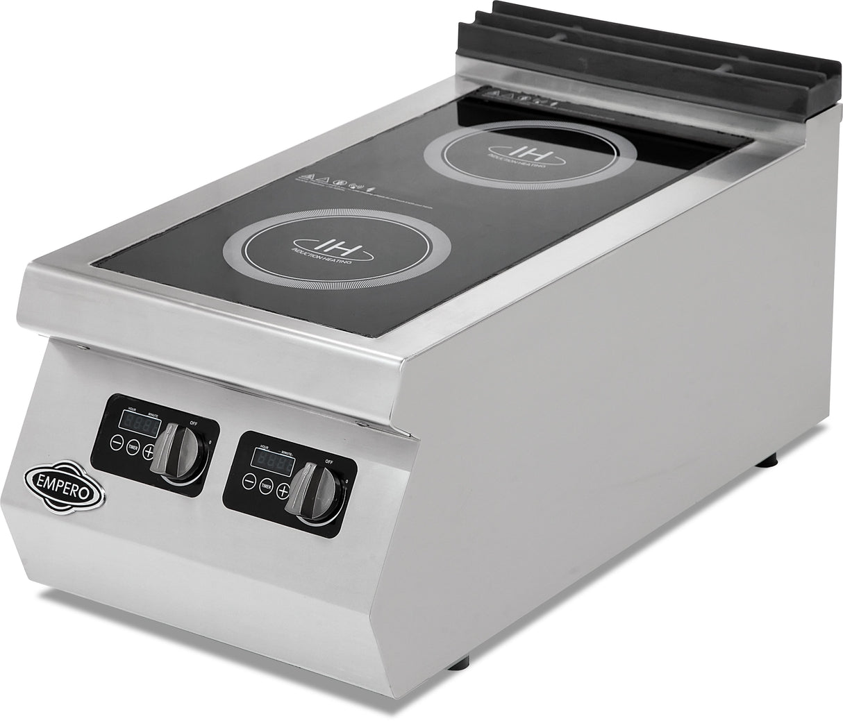 Induktionskochfeld 2 Zonen Serie 900 Plus 400×900×300 mm – 7 kW