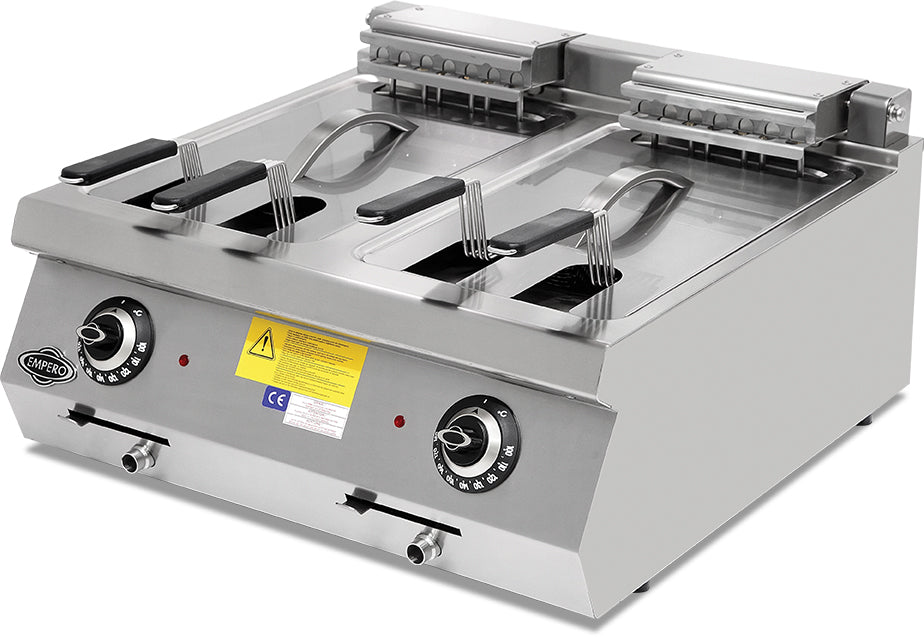 Elektrische Fritteuse Serie 700 Plus – 14+14 l – 800×730×300 mm