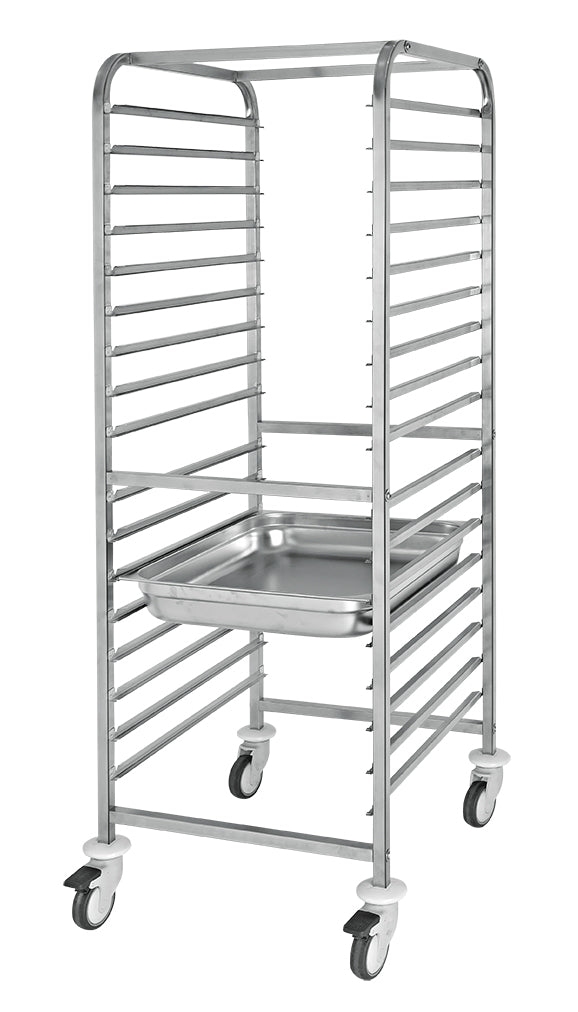 GN Trolley High Single – 17 Tabletts – 380×560×1720 mm