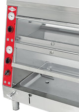 Scaldavivande – 4x1/1 GN basso 4x2/3 GN alto – 1500×691×932 mm