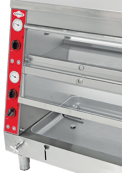 Vetrina riscaldante – 3x1/1 GN basso 3x2/3 GN alto – 1150×691×932 mm