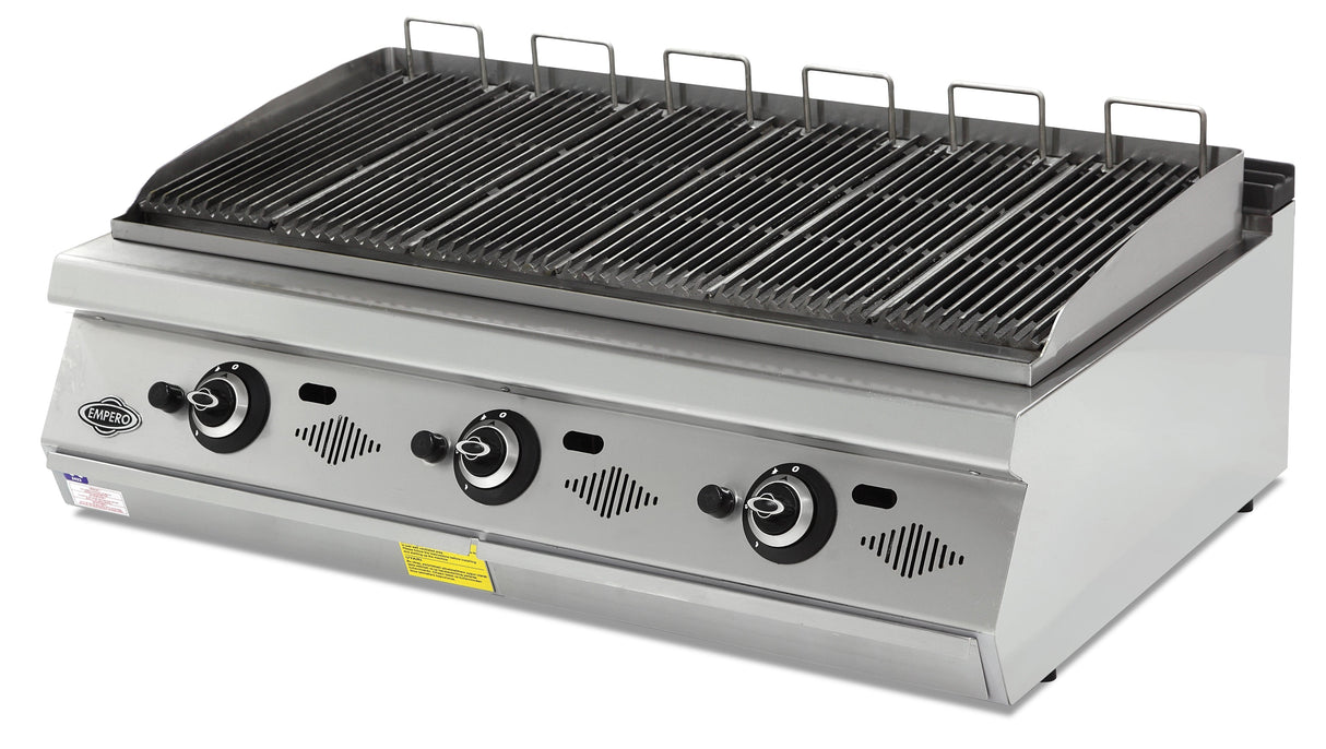 Gasgrill 21 kW Serie 900 Plus mit zwei Heizzonen – 1200×900×300 mm
