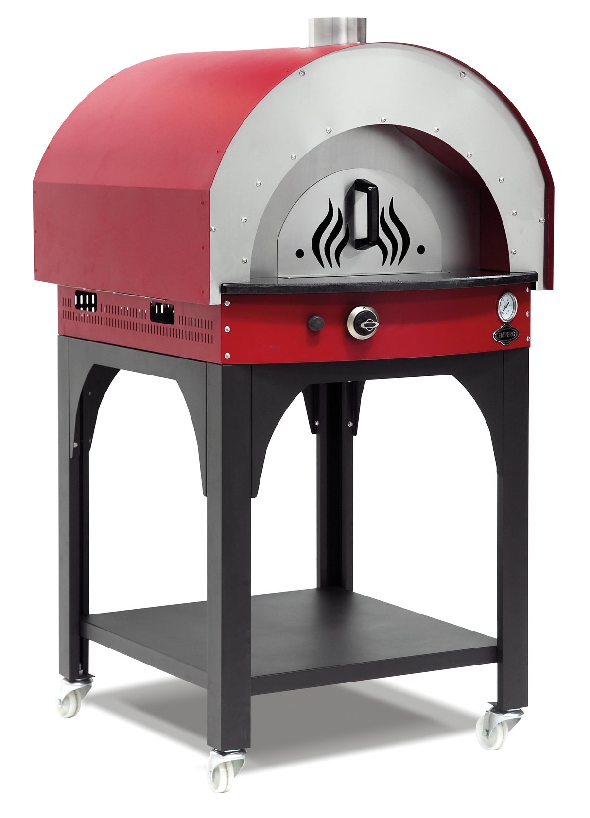 Gas‑Steinboden‑Pizzaofen – 11,95 kW | 860×990×1760 mm