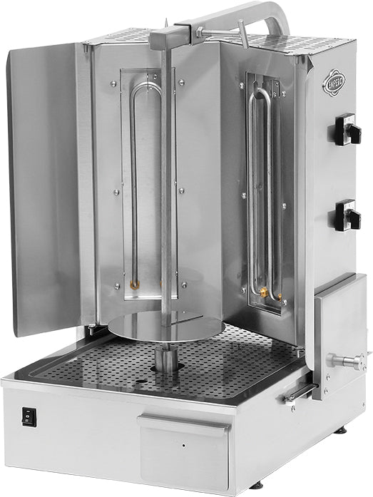 Shawarma-Grill – Motor unten – 2 Brenner – 3 kW – 506×599×872 mm