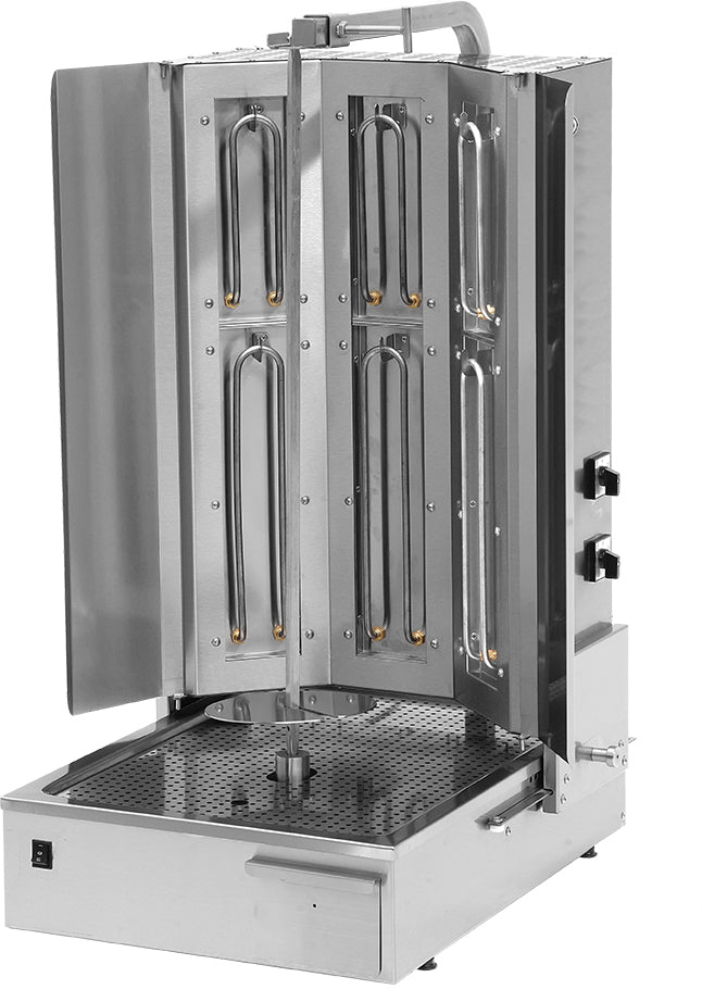 Shawarma-Grill – Motor unten – 6 Brenner – 568×707×1147 mm
