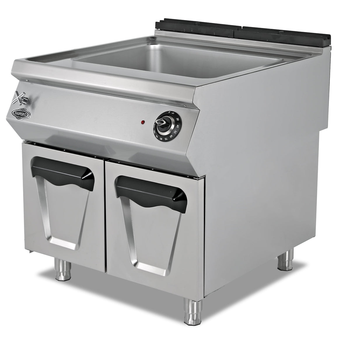 Elektrische Bainmarien – 230V 4,4 kW – Edelstahl – 800×900×800 mm