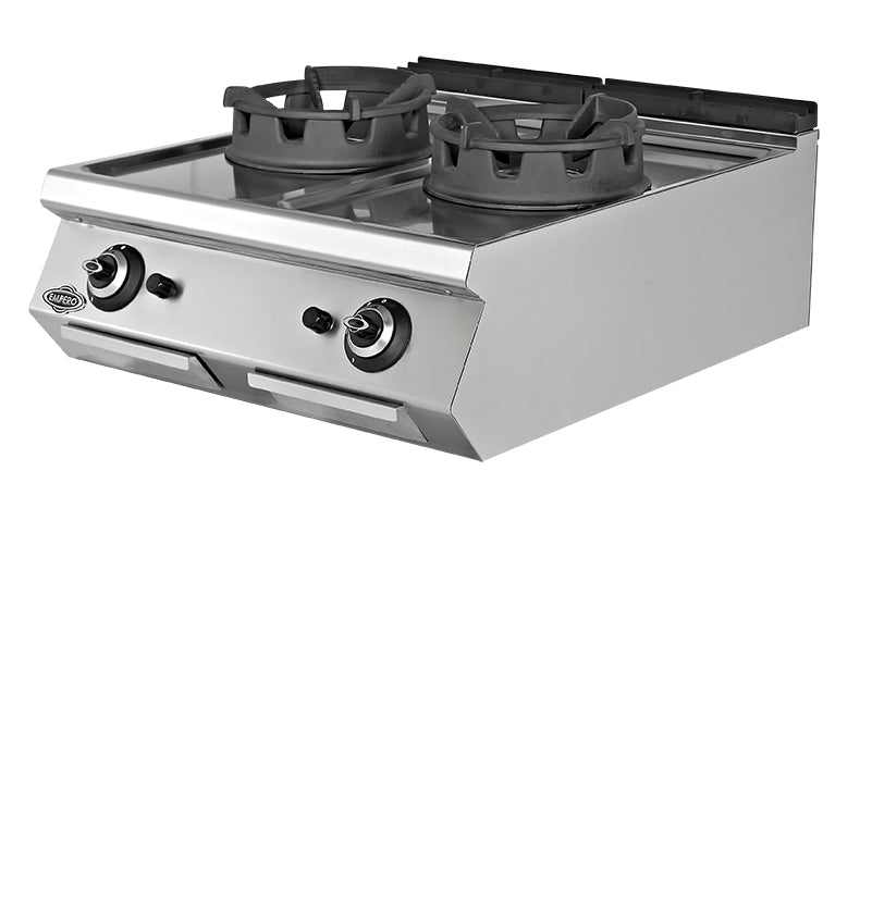 Wok a gas – 2 bruciatori – Serie 700 Plus – 36 kW – 800×730×300 mm