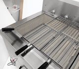 Horizontaler Hähnchengrill – 5 Spieße – 1200×930×1100 mm