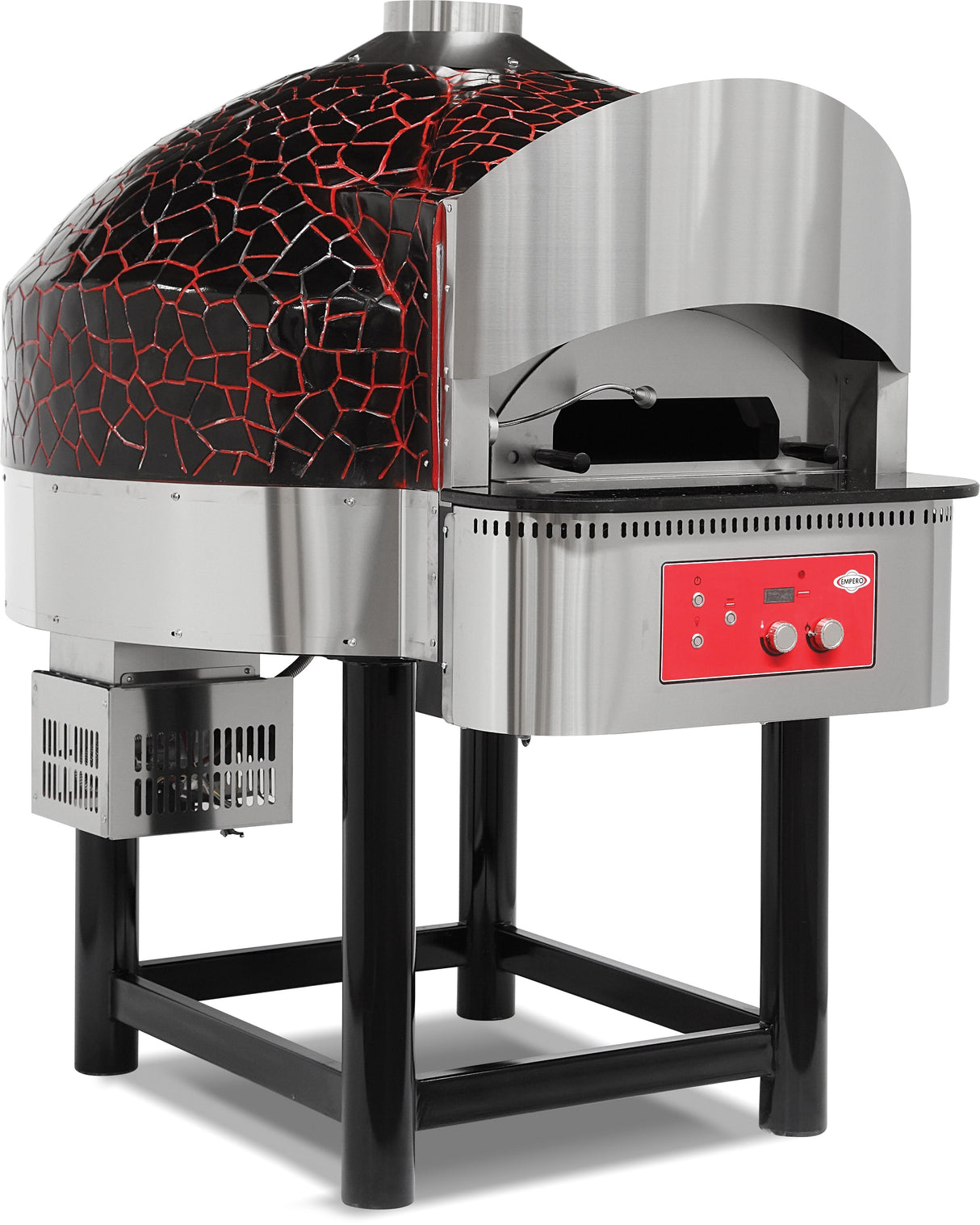 Gas-Drehboden-Pizzaofen – Ø300 mm – 6 Pizzen