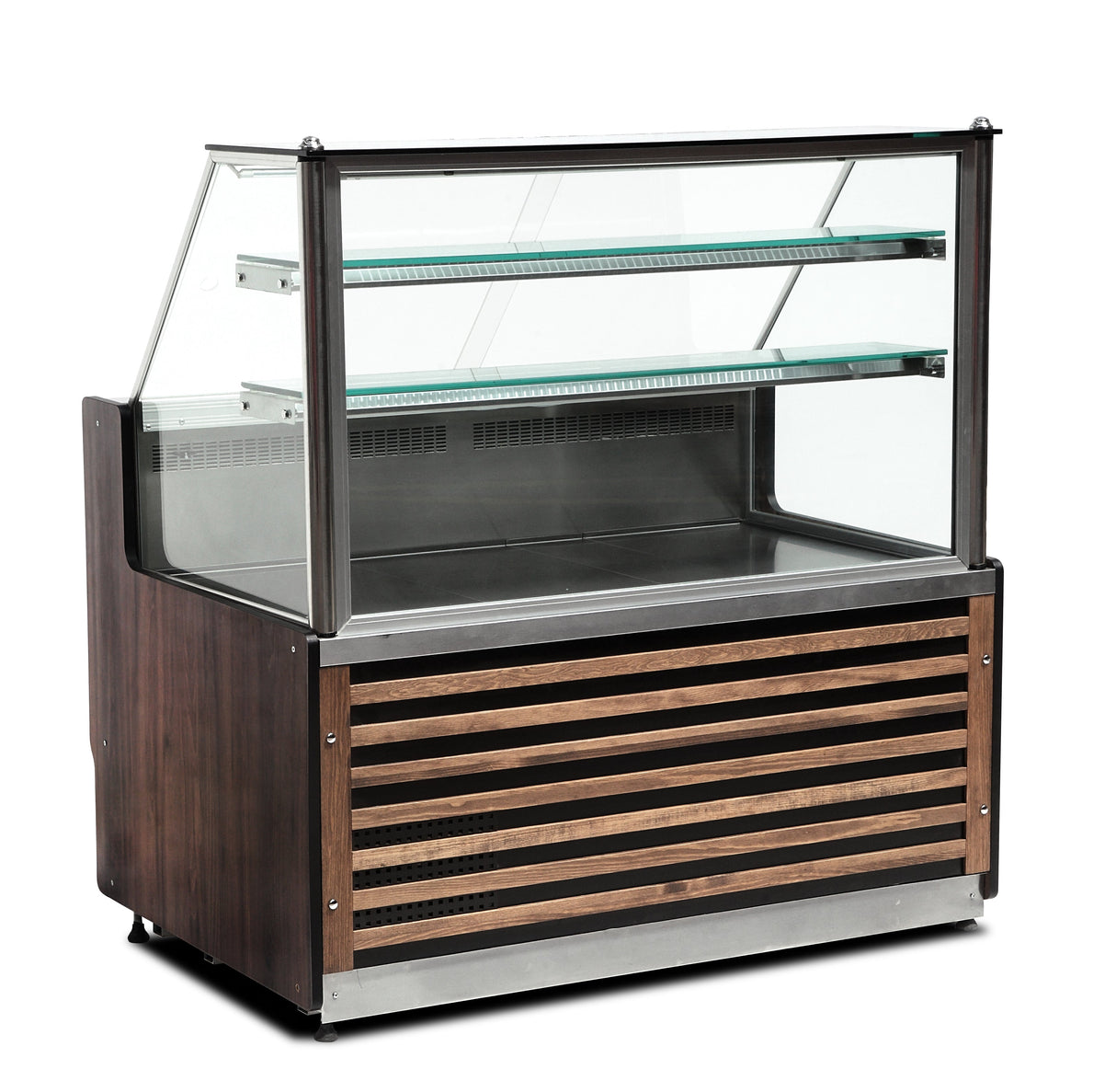 Auslagevitrine – LED-Beleuchtung – Innenmotor – 1300×870×1350 mm
