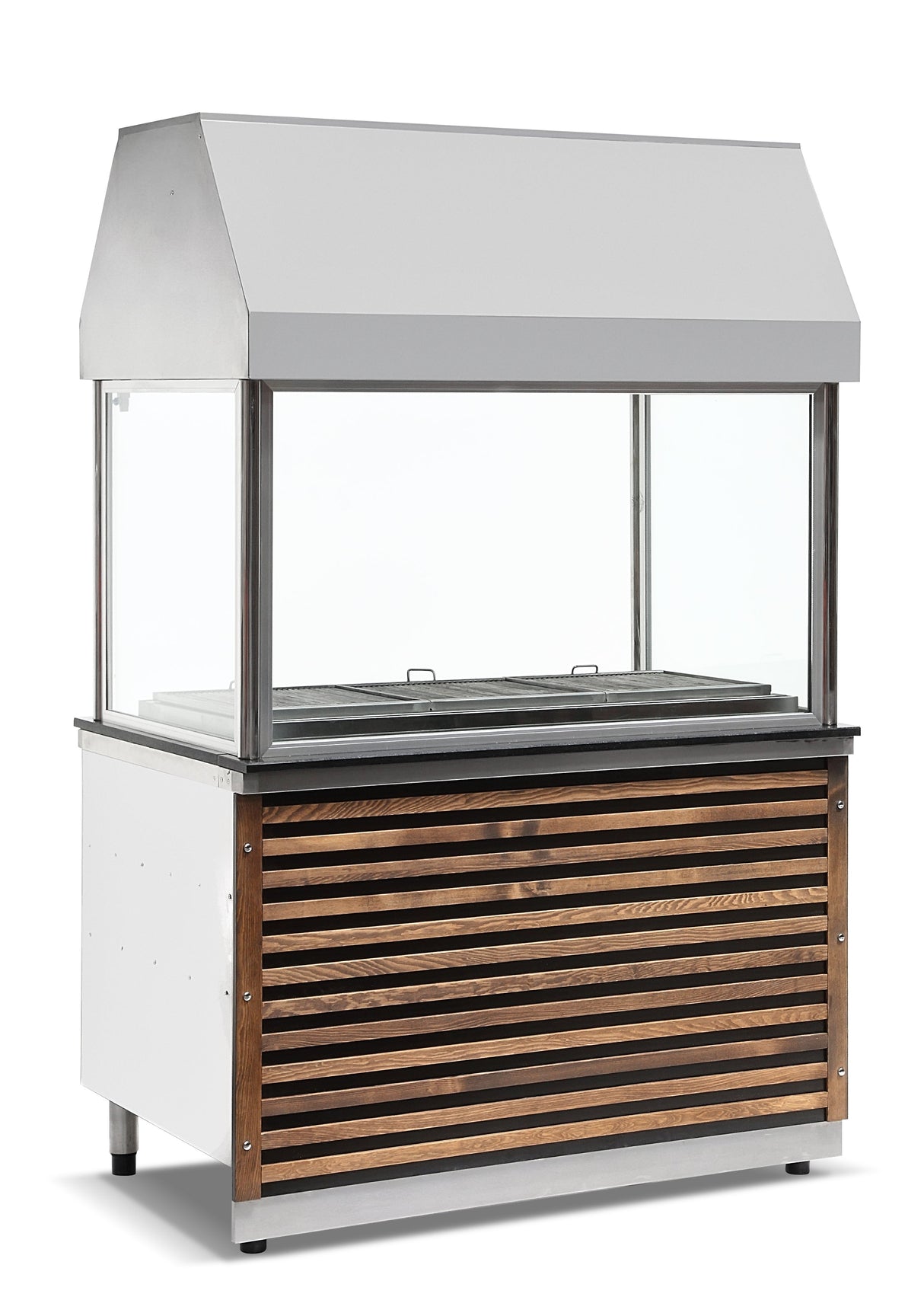 Kupferhaube – Display-Grill – 120 cm