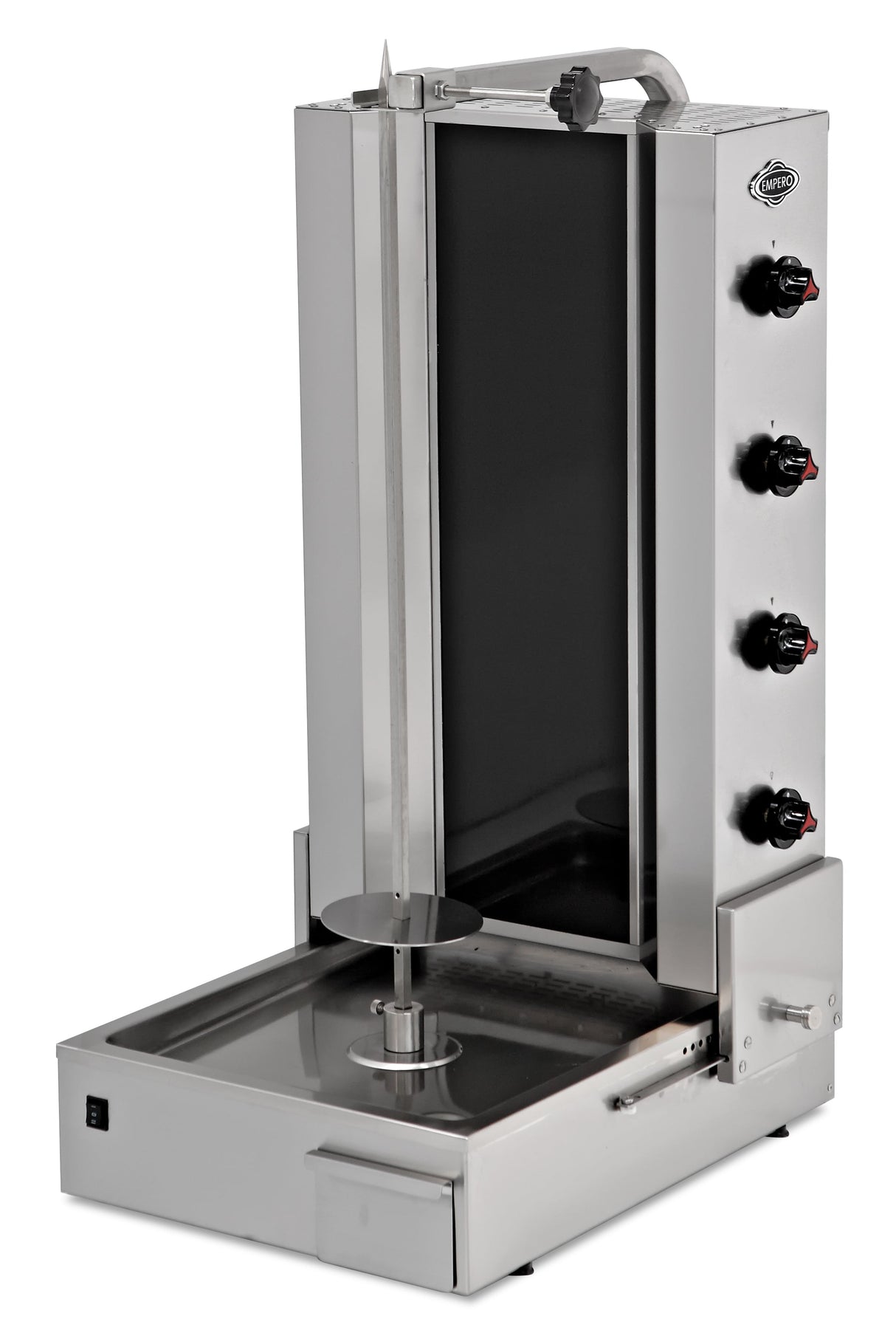 Shawarma-Grill – ROBAX Glas – Motor unten – 568×706×964 mm