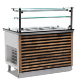 Vitrinenschrank Top Shelf Full Glass Difference – 5x1/1 GN – 2000×375×440 mm