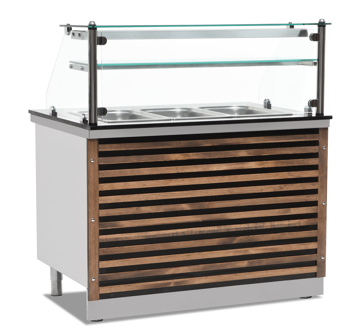 Display Unit Top Shelf für Bainmarie Service – 4x1/1 GN – 1500×375×440 mm