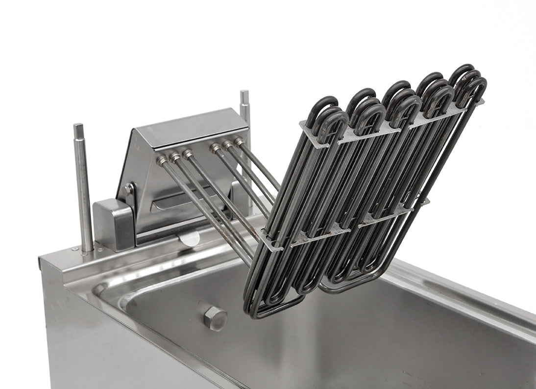 Fritteuse mit Ölfilter Serie 900 Plus – 25+25 l – 800×900×850 mm