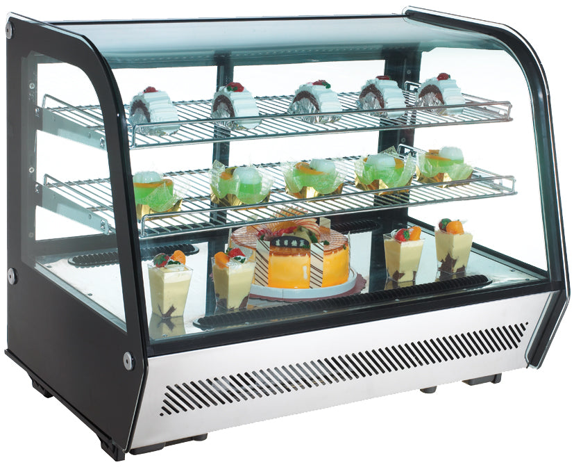 Kühlvitrine – LED-Beleuchtung – 160 l – 880×568×686 mm