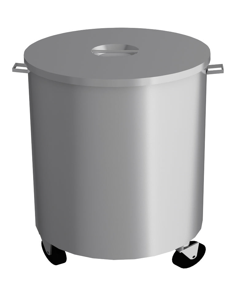 Abfallbehälter rund – mobil – 400×400 mm