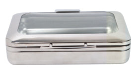 Bain-Marie rechteckig 1/1 GN – Glasdeckel – Induktionsboden – 580×480×165 mm