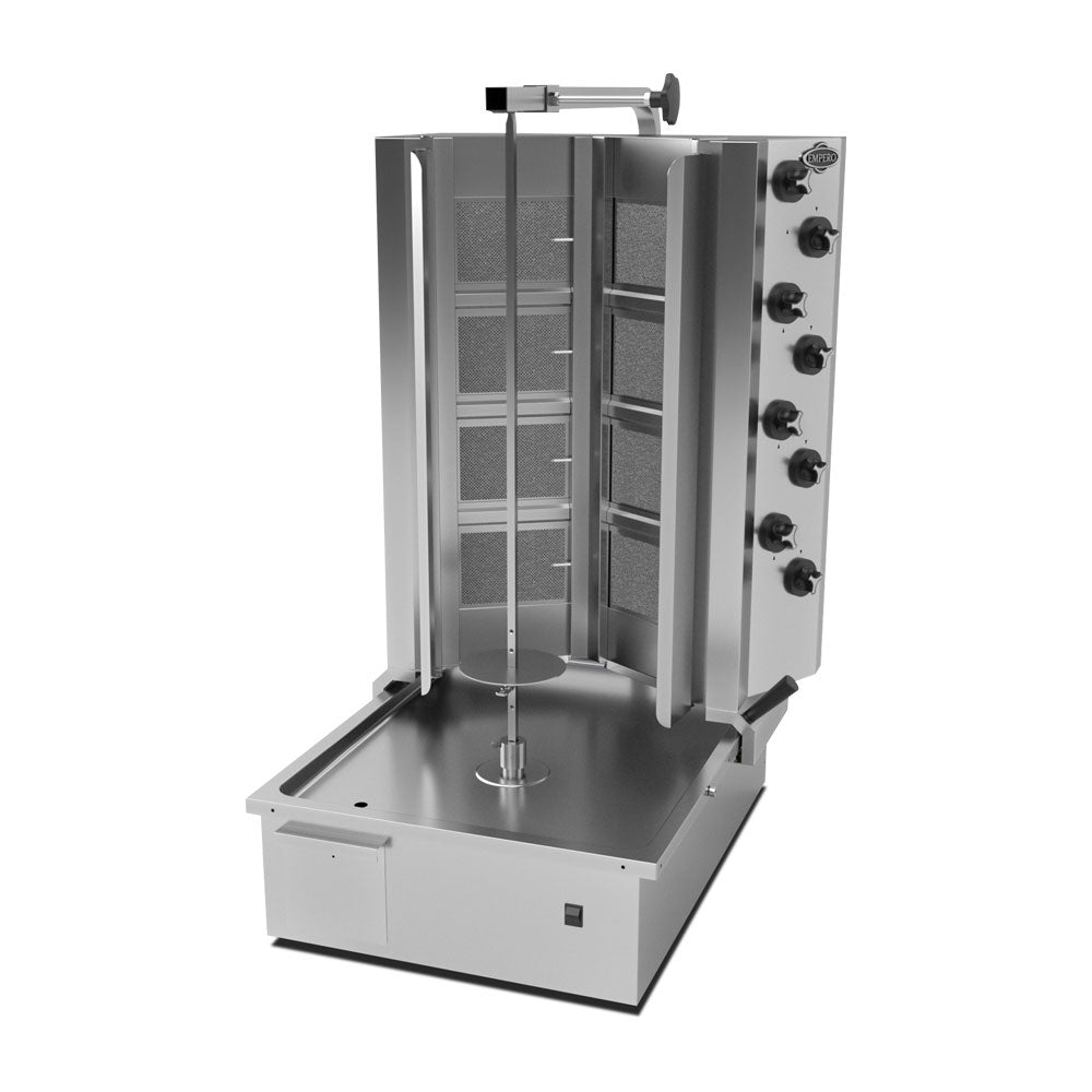 Shawarma-Dönergrill Gas Motor unten V-Typ – 715×860×1215 mm
