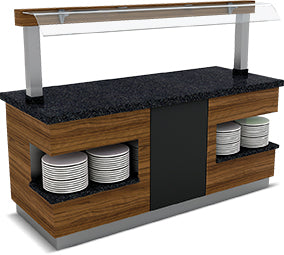 Unità di servizio neutra – Stile Sumela – 2200×900×900 mm