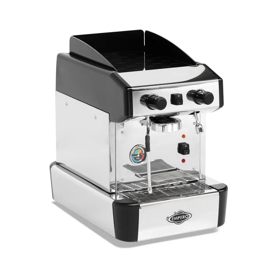 Espressomaschine 1 - gruppig – Doppel-Dampfarm – Extra-Warmwasserarm – 476×595×627 mm