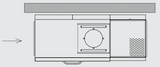 Durchlaufgeschirrspüler – Trockentunnel links – 2130×837×2000 mm – 2200 Teller/Stunde