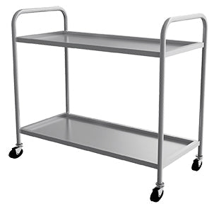 Servicewagen – 2 stufig mit 2 Ablagen – 550×860×900 mm