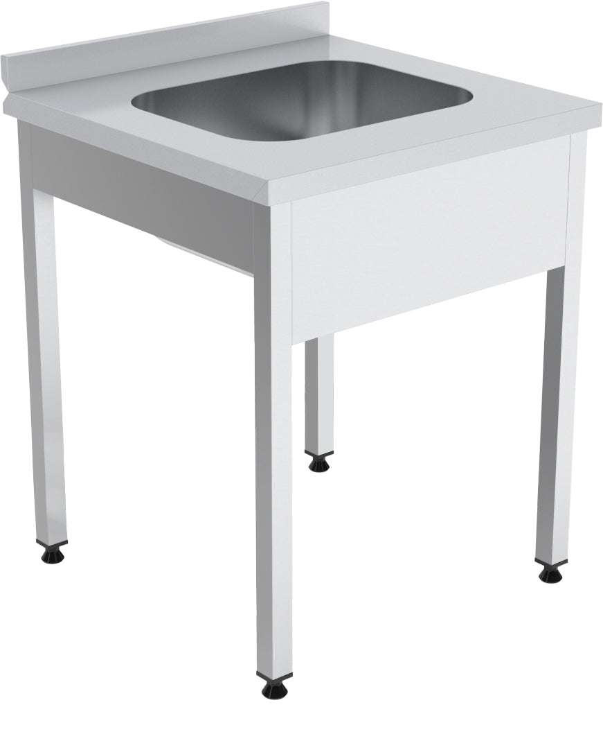 Spültisch – 1 Becken – Edelstahl – 700×600×850 mm