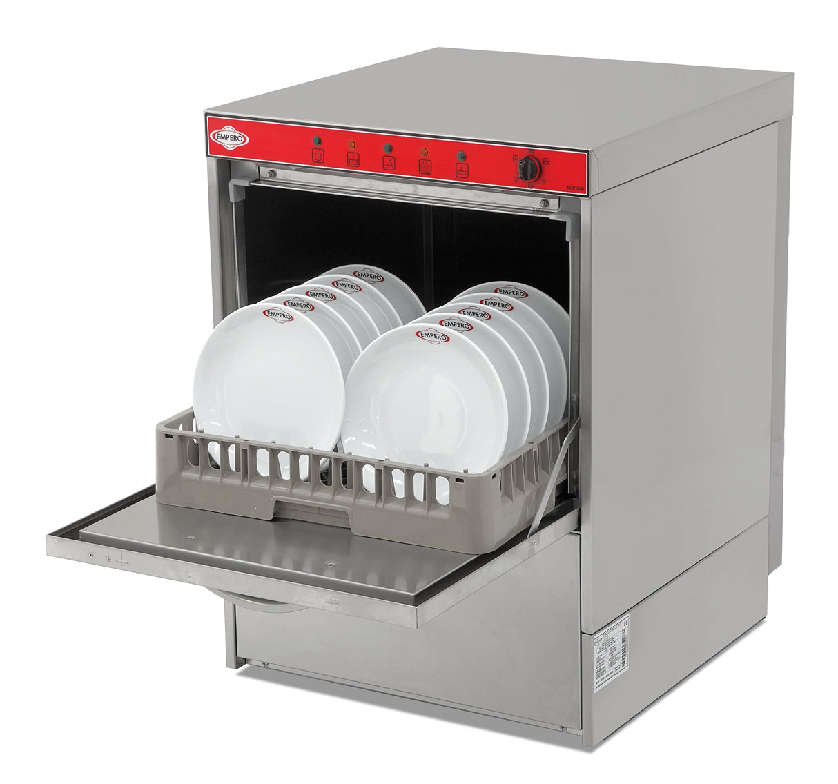 Unterbau-Geschirrspüler – 500 Teller/h – Pumpsystem – 590×660×830 mm