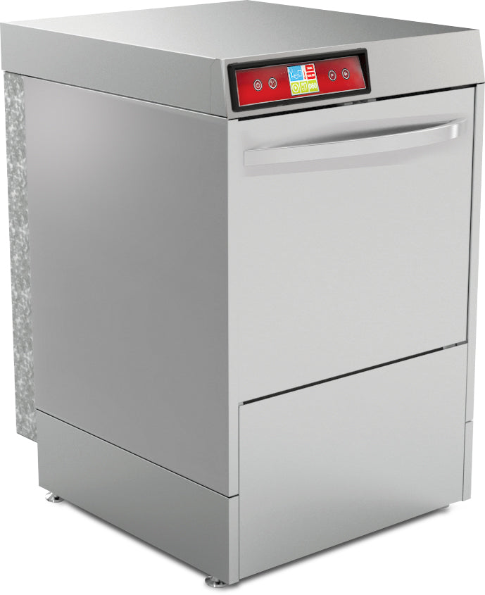 Untertischgeschirrspüler Doppelwand – 380V – 500 Teller/Stunde – 610×680×830 mm